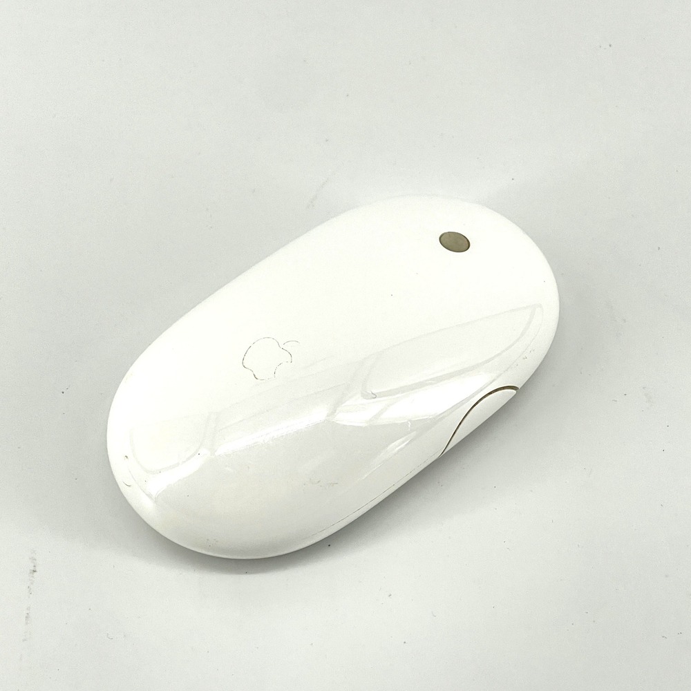 Apple Wireless Mighty Mouse White Bluetooth Optical Model A1197 MB112LL/A